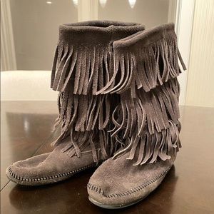 Fringe Boots - Minnetonka Moccasins